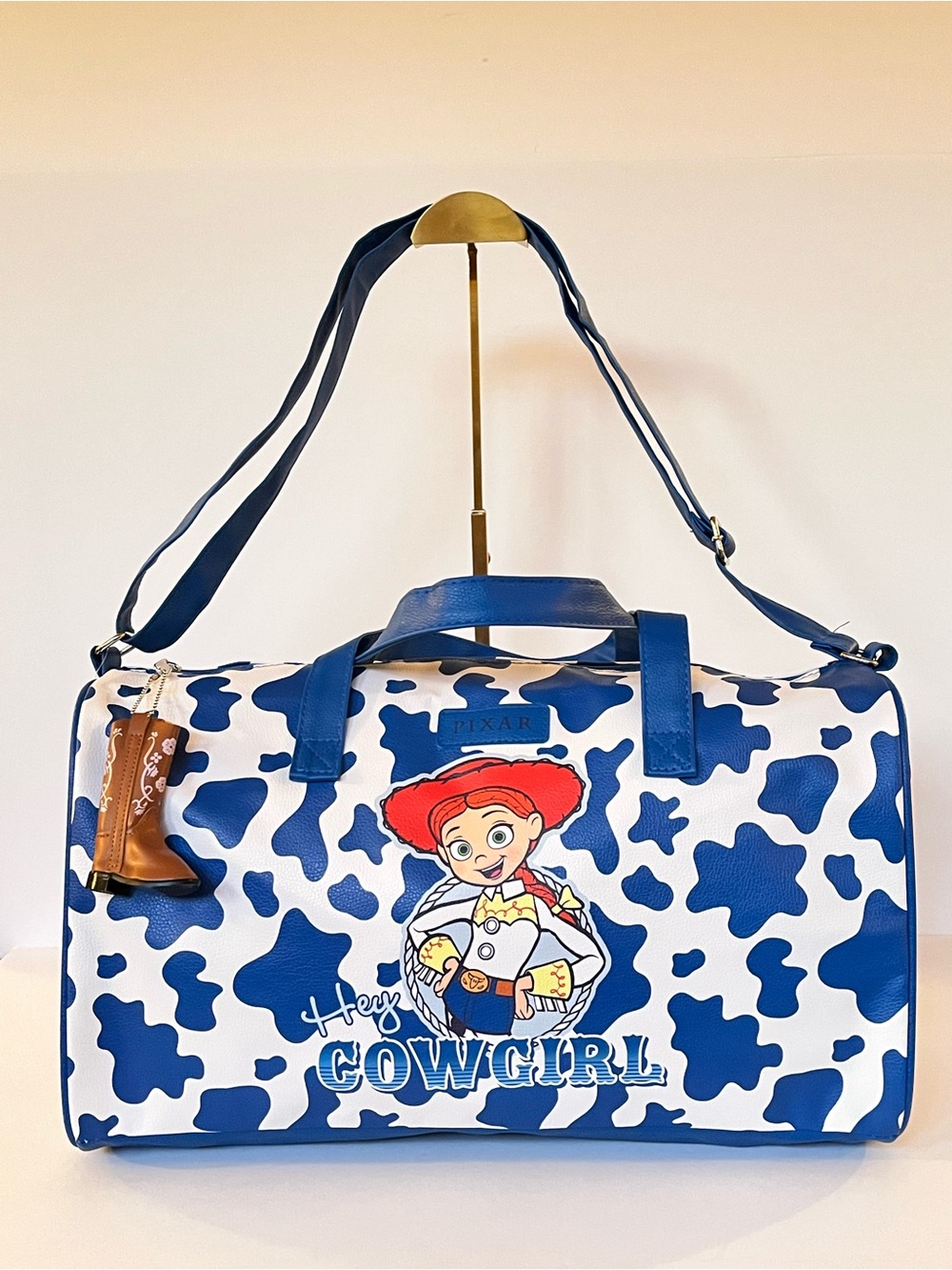 Toy Story Jessie Disney Bound Cow Print Duffel Bag Travel Tote